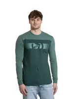 Meatfly pánské tričko s dlouhým rukávem Judgement Botanical Arrow | Zelená | Velikost XL | 100% bavlna