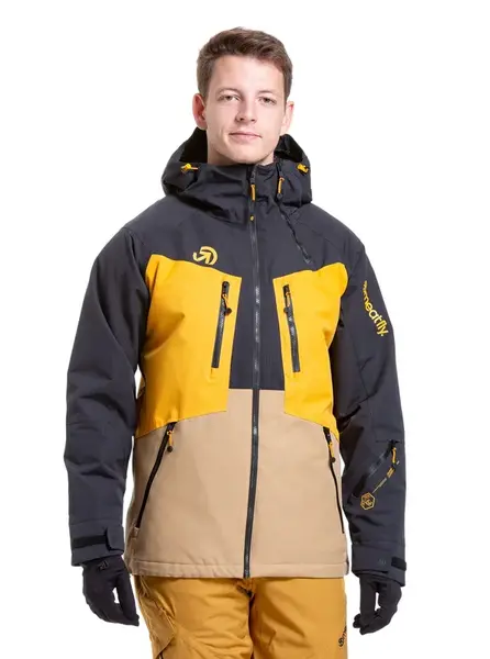 Meatfly pánská SNB & SKI bunda Cronos Tan/Black | Písková | Velikost XXL