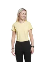 Meatfly dámské tričko Lara Light Yellow | Žlutá | Velikost XS | 100% bavlna