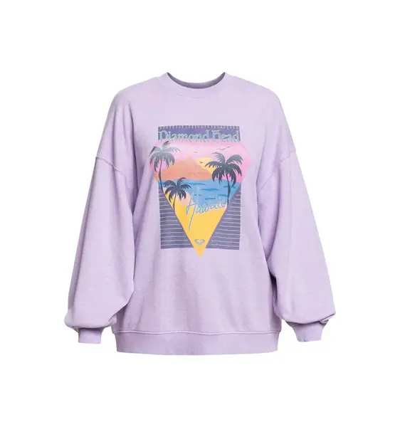 Roxy dámská mikina Take Your Place Purple Rose | Fialová | Velikost M