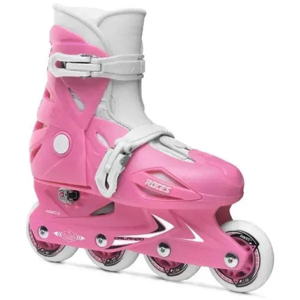 Roces ORLANDO III Dětské kolečkové brusle, růžová, velikost