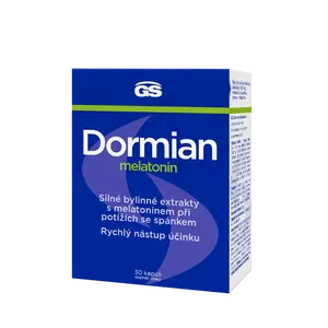 GS Dormian melatonin, 30 kapslí