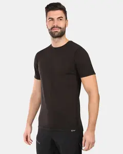 Pánské tričko z merino vlny kilpi sloper-m černá s