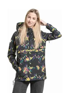 Meatfly dámská street bunda Kalle Dark Aquarel | Černá | Velikost S