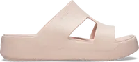 Dámské pantofle crocs classic platform h-strap světle růžová 37-38
