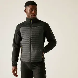 Pánská hybridní bunda regatta ceden šedá/černá xl