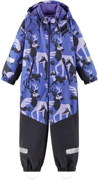 Dětská membránová zimní kombinéza reima kurikka fialová 122