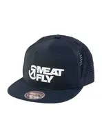 Meatfly kšiltovka Keery Perfor Snapback Petrol / White Revital | Bílá | Velikost One Size