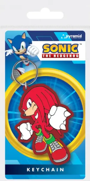 Sonic gumová klíčenka – Knuckles