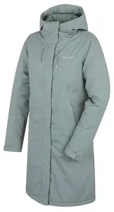 Husky  Narvik L faded green, XL - plus Dámsky hardshellový plnený kabát