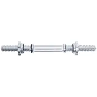 Hřídel na jednoruční činku inSPORTline Tufor 40cm/30mm se závitem a objímkami
