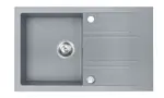 Novaservis Dřezy - Granitový dřez, 78x48 cm, šedá DRGM48/78GA