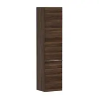 Hansgrohe Xelu Q - Vysoká skrinka 40x165x35 cm, 2 dvierka, pánty vpravo, tmavý orech/chróm 54142000