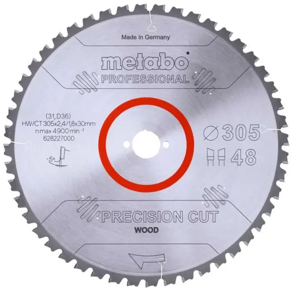 Metabo Príslušenstvo - Pílový kotúč na drevo, 305x30 mm, 48 zubov 628227000