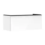 Hansgrohe Xelu Q - Umývadlová skrinka, 50x118x55 cm, 1 zásuvka, lesklá biela/matná čierna 54062670