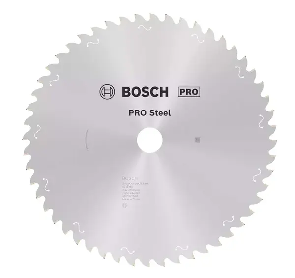 Bosch Príslušenstvo - Pílový kotúč na oceľ 254x2,2 mm, 52 zubov 2608844867