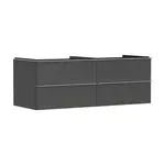 Hansgrohe Xelu Q - Umývadlová skrinka, 50x136x55 cm, 4 zásuvky, matná sivá/chróm 54087000