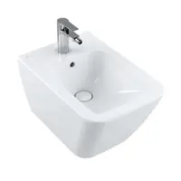 Villeroy & Boch Finion - Závesný bidet s prepadom, 375x560 mm, s CeramicPlus, alpská biela 446500R1