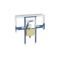 Geberit Duofix - Předstěnová instalace pro umyvadlo Geberit ONE 120 cm, pro nástěnnou armaturu ONE, podomítkový sifon a prvek Clou, na výšku místnosti