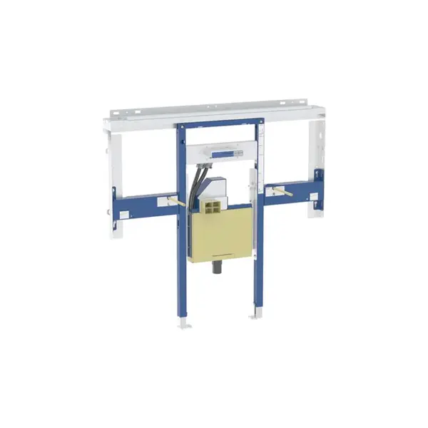 Geberit Duofix - Předstěnová instalace pro umyvadlo Geberit ONE 120 cm, pro nástěnnou armaturu ONE, podomítkový sifon a prvek Clou, na výšku místnosti