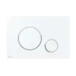 Alcadrain Thin - Ovládanie splachovania, biela/chróm lesk M770