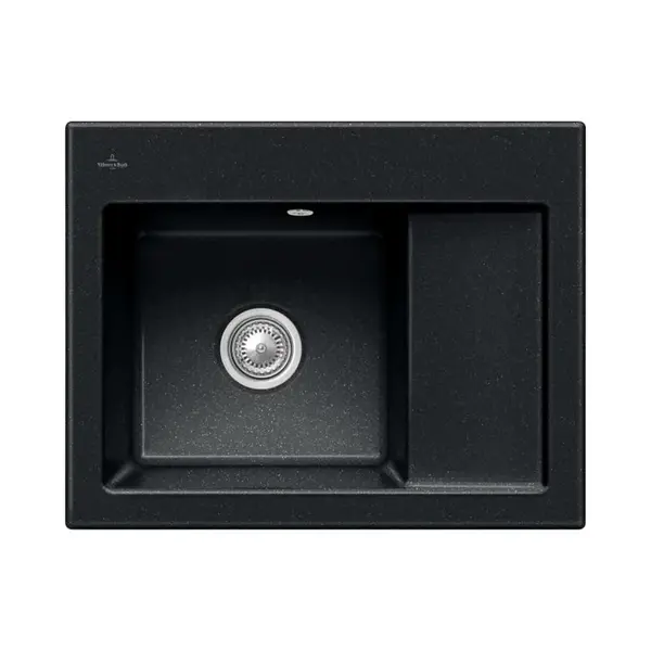 Villeroy & Boch Subway 45 - Keramický drez 65x51 cm, CeramicPlus, chromit 331201J0