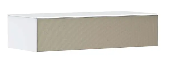 Hansgrohe Xevolos E - Boční skříňka, 29x118x55 cm, 1 zásuvka, matná bílá/strukturovaný bronz 54325390