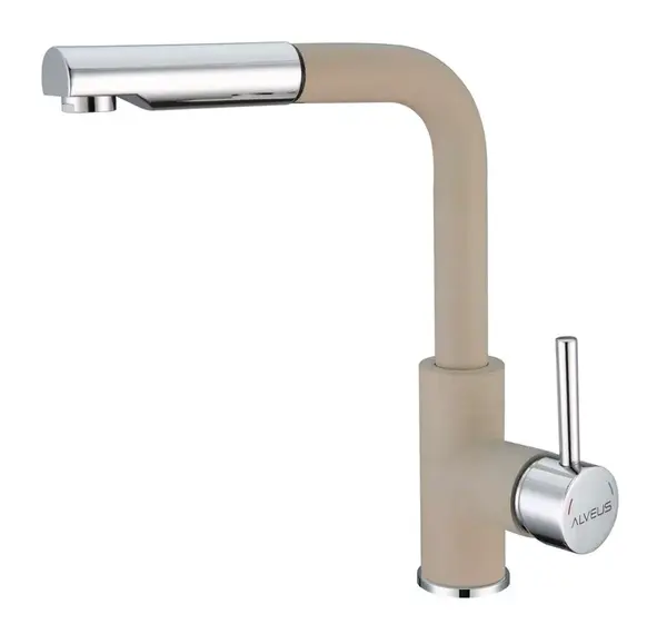 Alveus Siros - Drezová batéria s výsuvnou koncovkou, beige/nerezová 1129045