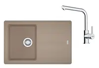 Franke Sety - Kuchynský set G263KA, fragranitový drez BFG 611-78 a batéria FS 3230.031, kašmír/chróm 114.0700.734