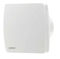 Sapho Lex - Kúpeľňový ventilátor axiálny, 15 W, biela LX101