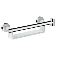 Hansgrohe Raindance Select S - Držadlo Comfort s držiakom Porter a poličkou, chróm 26328400