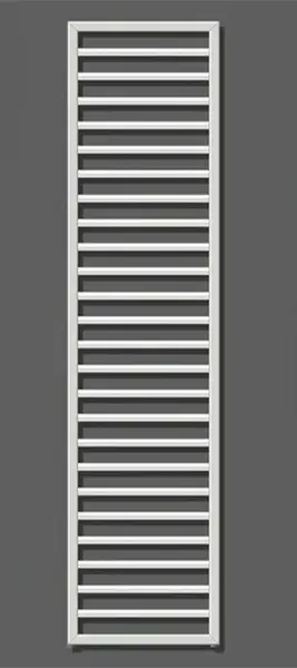 Zehnder Subway - Koupelnový radiátor 184x60 cm, rovný, středové připojení 5 cm, chrom SUBC-180-060