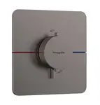 Hansgrohe ShowerSelect Comfort - Termostatická batéria pod omietku, kefovaný čierny chróm 15588340