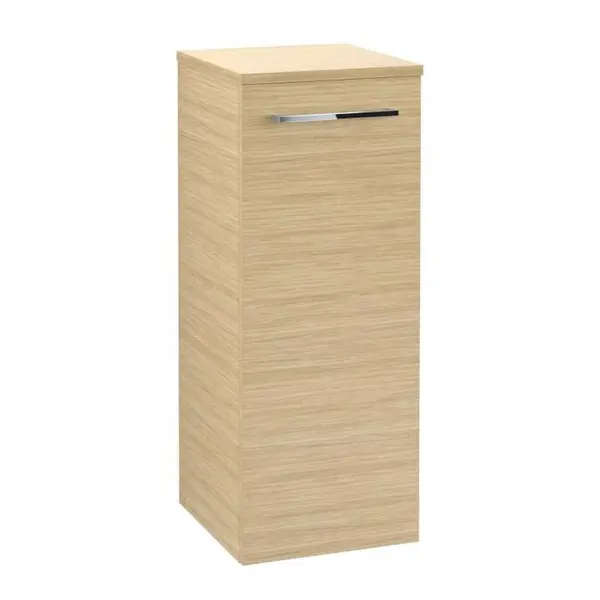 Villeroy & Boch Avento - Boční skříňka, 35x89x37 cm, 1 dvířka, Nordic Oak A89500VJ
