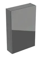 Geberit - Skříňka 70x45x15 cm, 1 dvířka, panty L/P, lávová/sklo lávové 502.318.JK.2