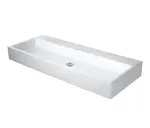 Duravit Vero Air - Dvojumyvadlo 120x47 cm, bez přepadu, bez otvoru pro baterii, WonderGliss, bílá 23501200701