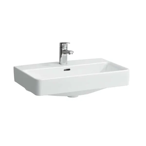 Laufen Pro S - Umývadlo Compact, 60x38 cm, 1 otvor na batériu, biela H8179590001041