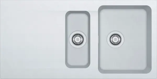Franke Orion - Tectonitový drez OID 651, 100x51 cm, biela 114.0288.591