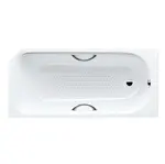 Kaldewei Advantage - Obdĺžniková vaňa Saniform V2 Star 332, 160x70 cm, s otvormi na držadlá, celoplošný antislip, Perl-Effekt, biela 134134013001