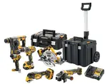 DeWALT Náradie - 12-dielna súprava AKU náradia, batérií a nabíjačky DCK624P3T