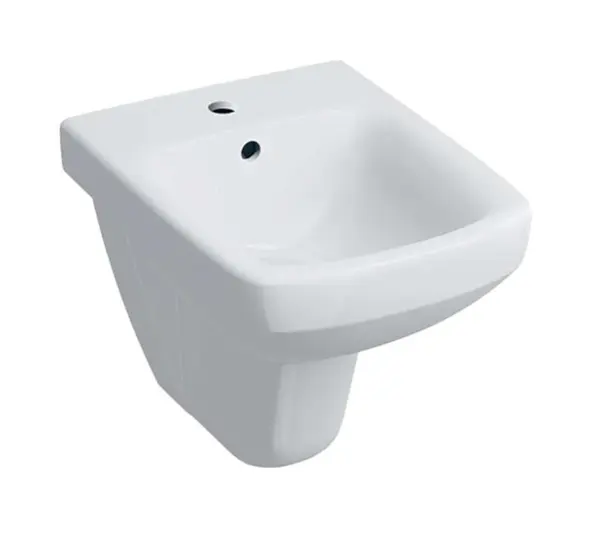 Geberit Selnova Compact - Závěsný bidet, otvor pro baterii, bílá 500.272.01.7