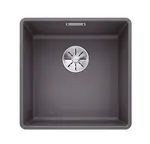 Blanco Subline 400 - Silgranitový drez, 43x43 cm, sivá skala 523495