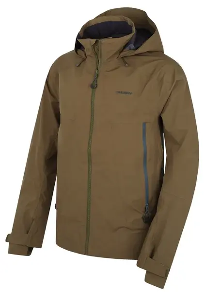 Husky Nakron M S, tm. khaki Pánská outdoor bunda