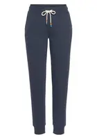 LASCANA Nohavice  tmavomodrá / žltá / zelená / ružová