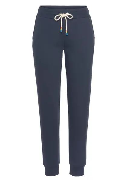 LASCANA Nohavice  tmavomodrá / žltá / zelená / ružová