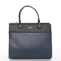 Módní velká dámská koženková kabelka Sisto zelená