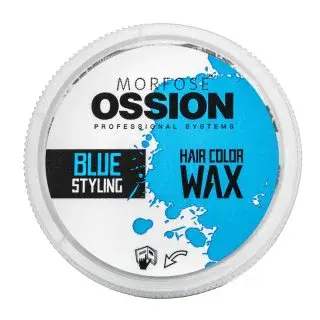 Morfose Hair Color Wax farebný vosk na vlasy Blue Styling 100 ml