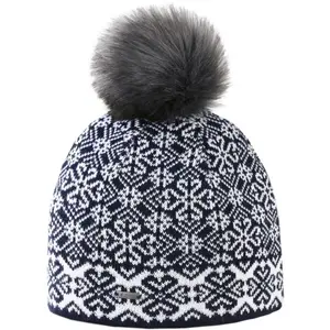 Kama MERINO Dámská zimní čepice, černá, velikost