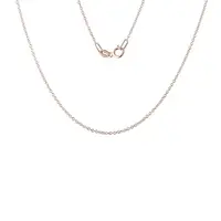 Řetízek rolo 25 z růžového zlata v délce 42 cm KLENOTA