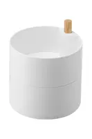 Organizér na šperky Yamazaki Tosca 14,5 x 15,5 cm bílá barva